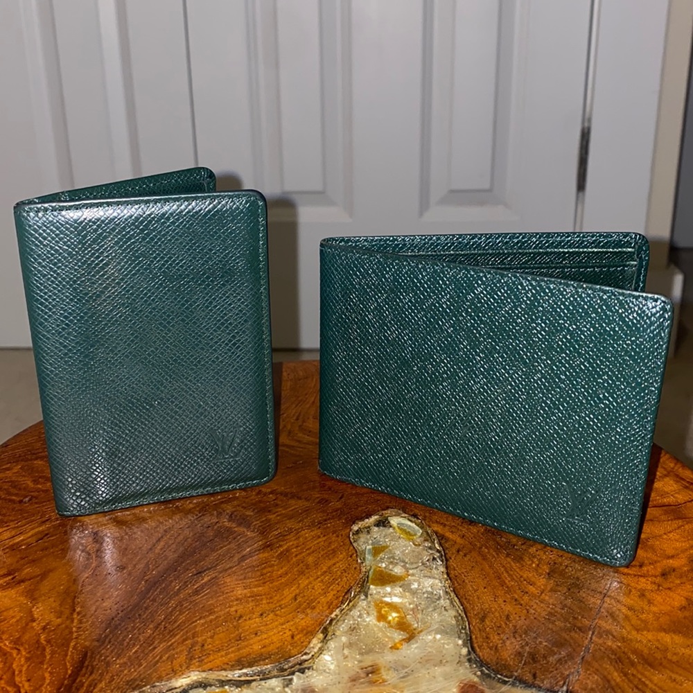 Louis Vuitton Tiaga Bifold Wallet Forrest Green - Pristine (Wallet Only)